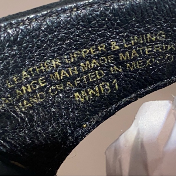 Born Open Toe Wedge Heeled Leather Slip-on Sandals Size US 9 / UK 40 - Picture 13 of 15